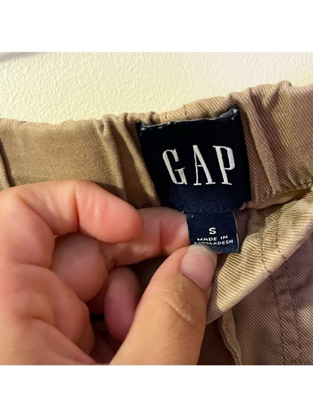 GAP Lyocell Pull On Shorts Bundle Black Khaki Elastic Waist Drawstring S - Picture 3 of 13